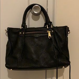 Rebecca Minkoff black leather handbag
